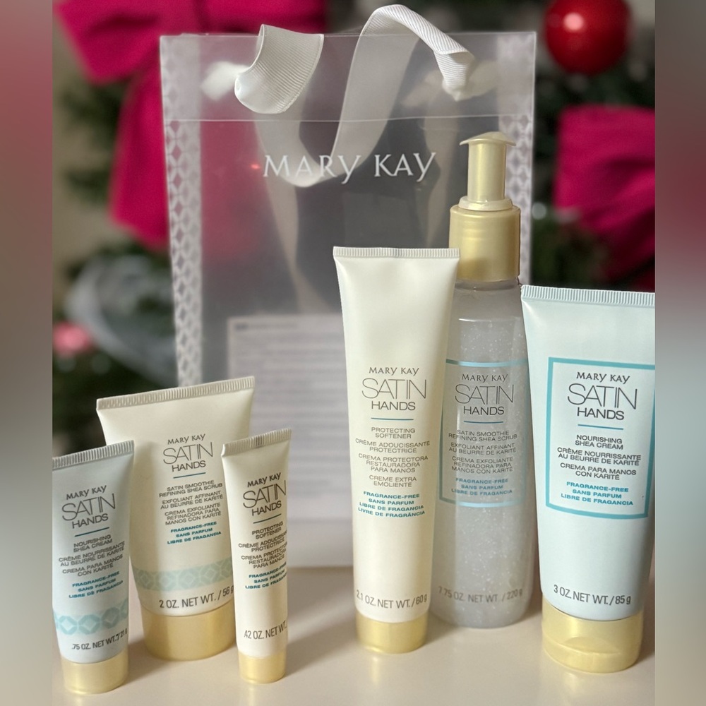 Mary Kay Satin Hands Fragrance Free (Full Size + Mini Size)